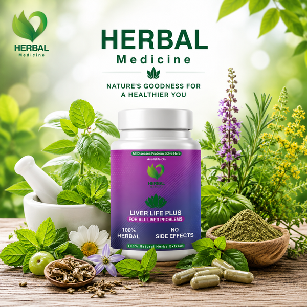 Liver Life Plus – Premium Herbal Liver Support Formula | 100% Natural Herbal Extract | Daily Wellness Supplement